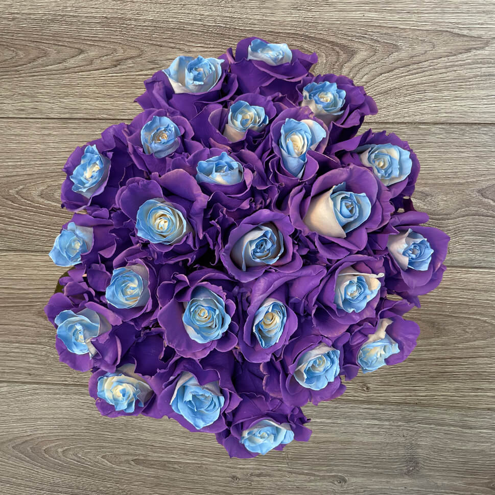 Purple Roses - Lavender Gelato Bouquet by Rosaholics