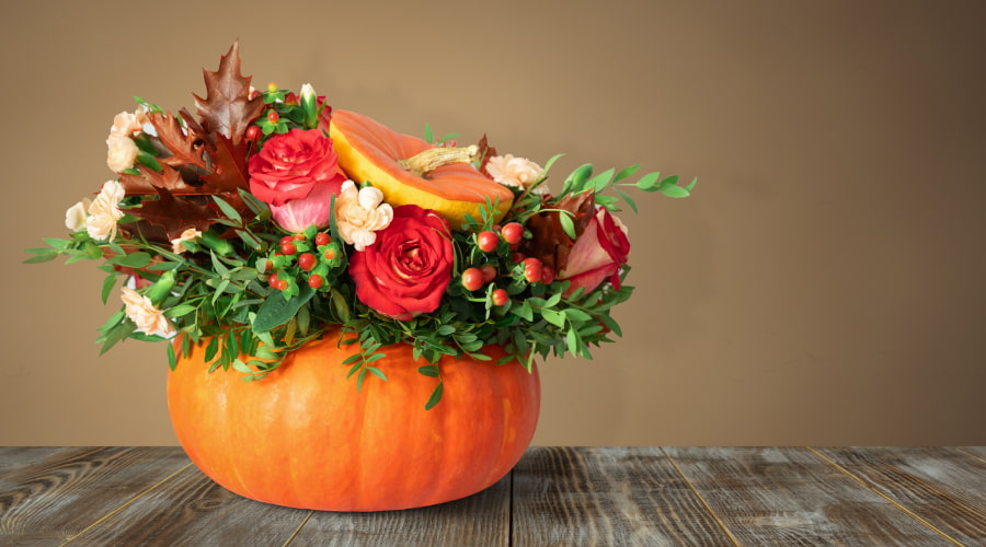 Halloween Flower Arrangements