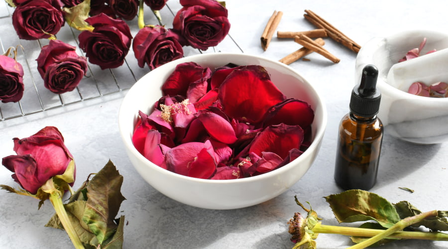 How to dry rose petals.  The Diary of a Frugal Family