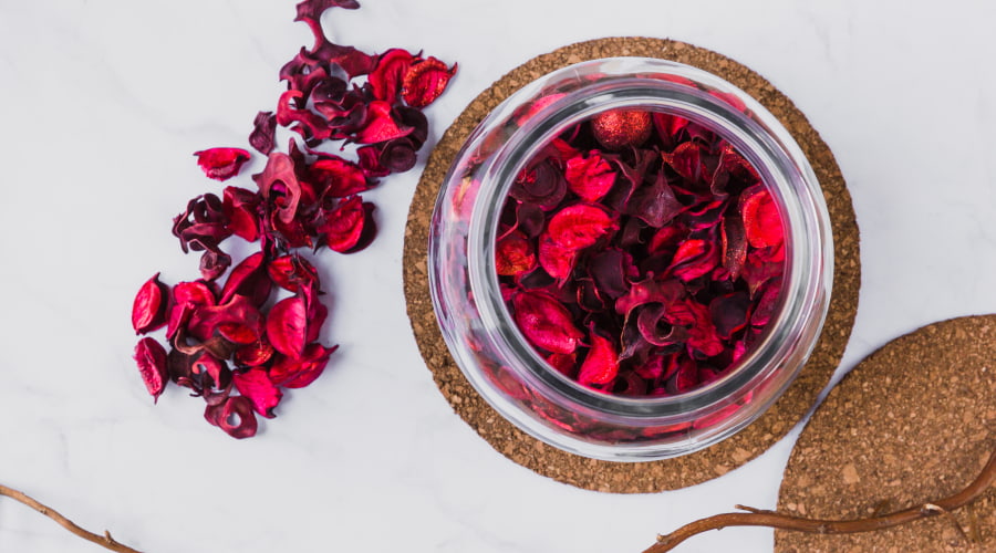 How To Dry And Use Dry Rose Petals For Potpourri At Home - DIY