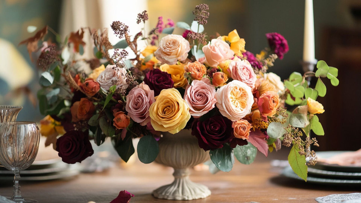 Thanksgiving Rose Centerpieces & Floral Ideas – Rosaholics