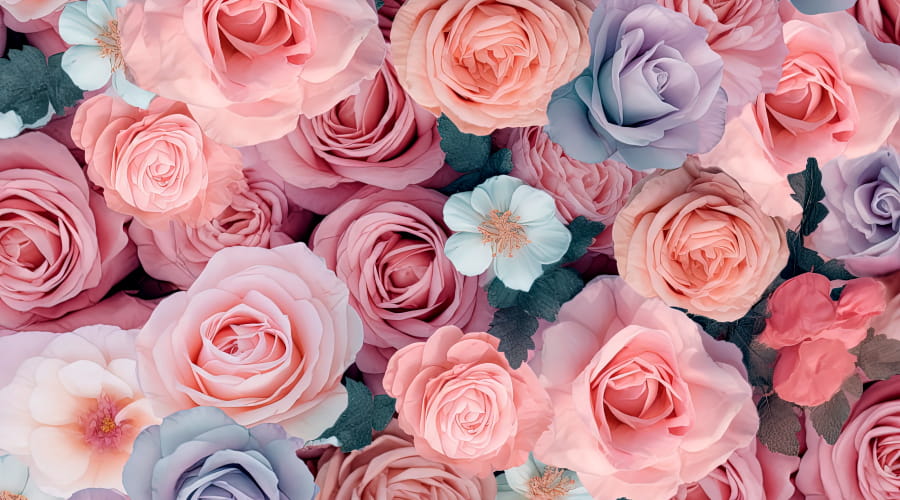 The Pastel Roses