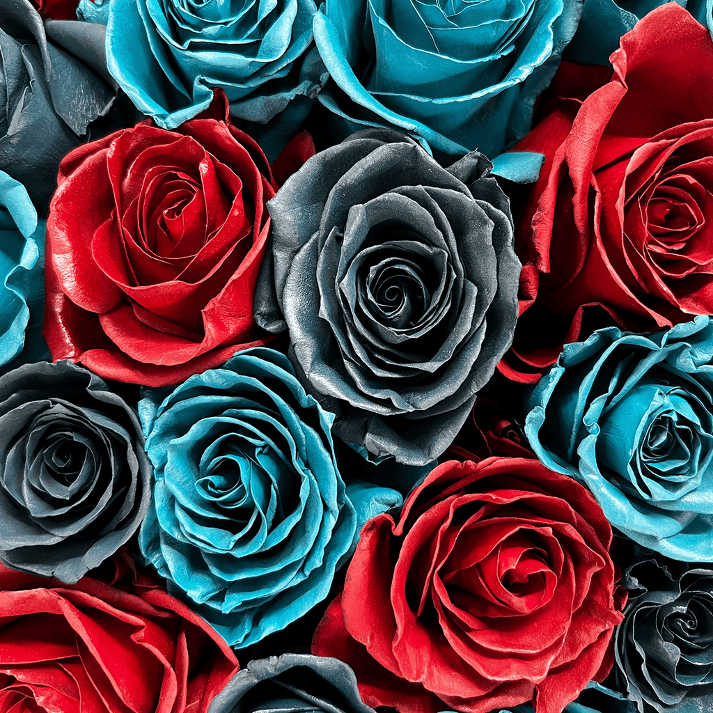 Close-up of Mystic Moon Roses Bouquet