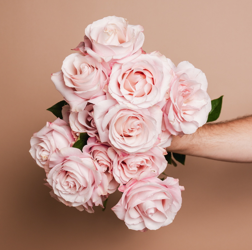 Think Pink Rubans Roses Pink Roses Bouquets | Pink Roses Delivery — Rosaholics