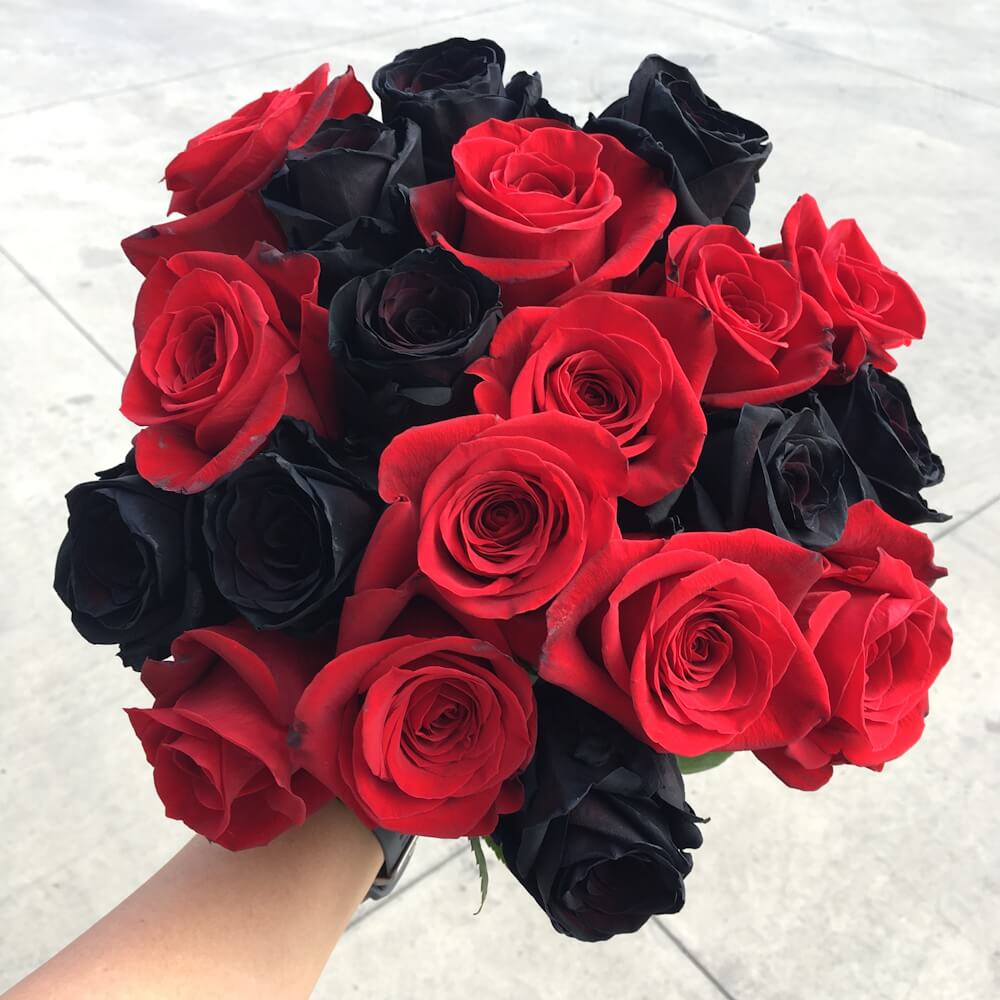 How To Make Black Roses