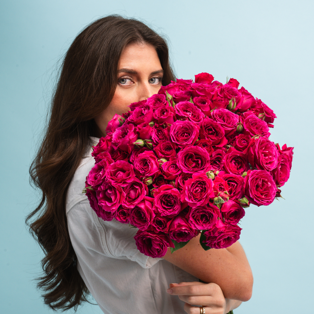 Pink Roses Bouquets | Pink Roses Delivery — Rosaholics