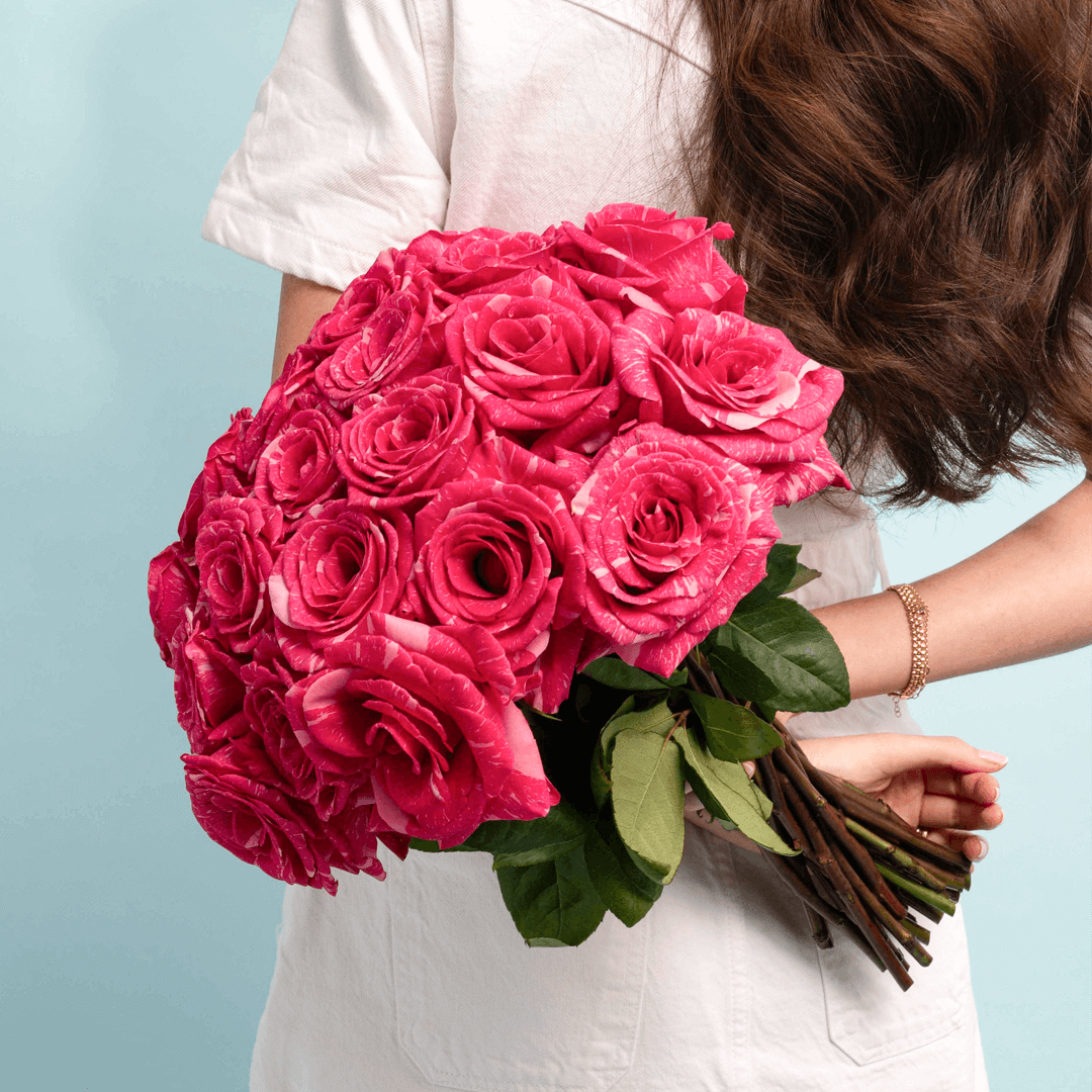 Forever Rose Gifts Preserved Flower Bouquet 3-Piece Real Eternal Roses ...