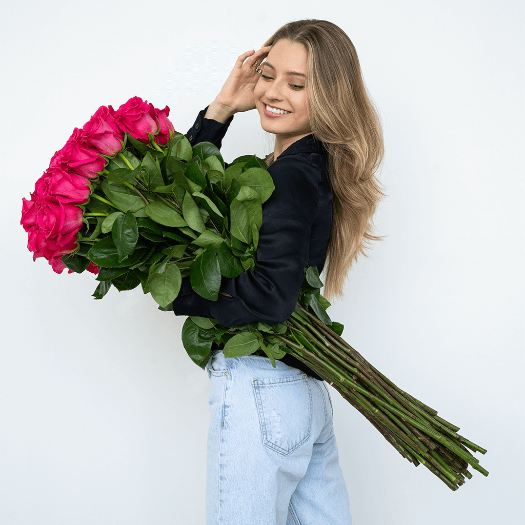 Buy Long Stems Roses Online | Rosaholics