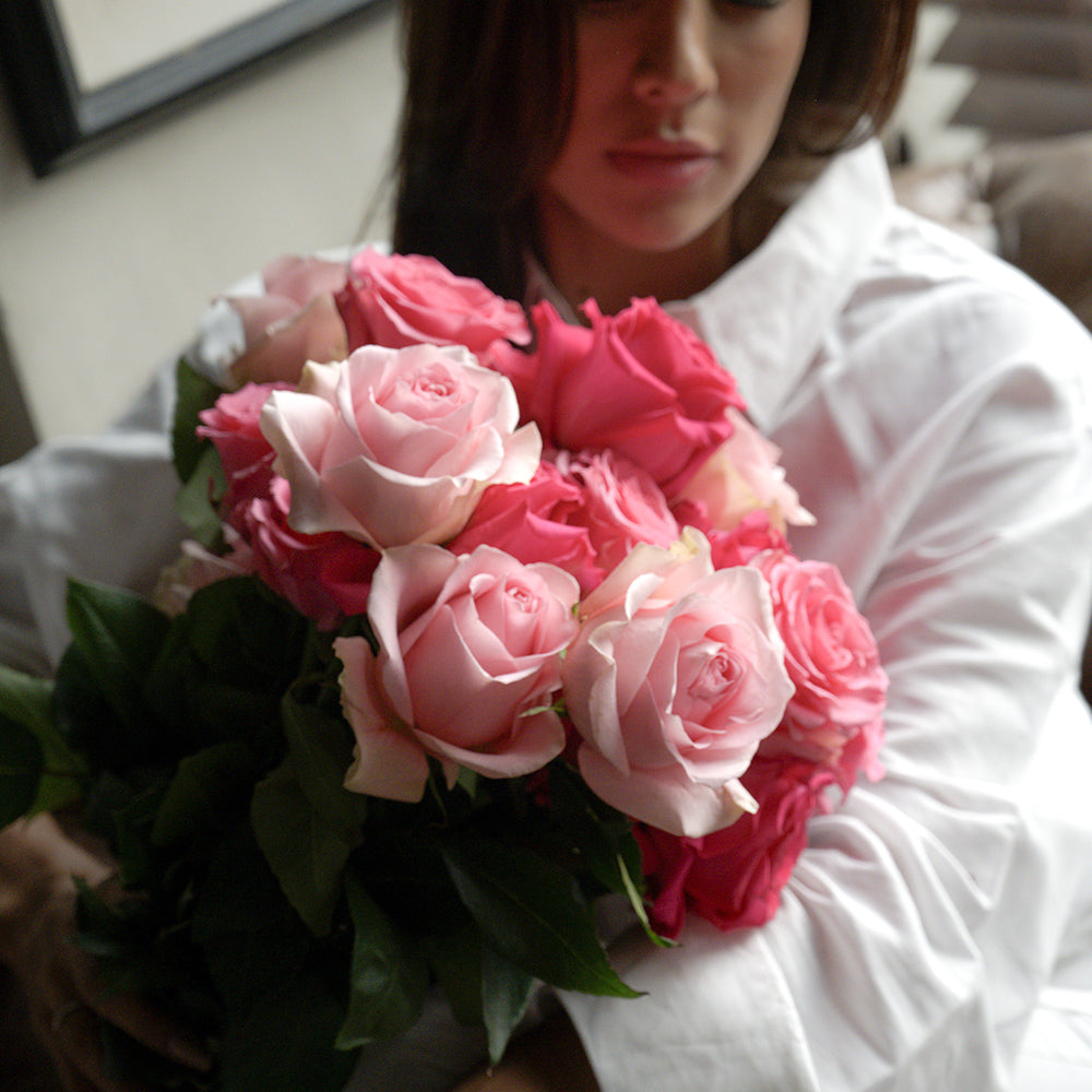 50 Long Roses Long Stems Rose Bouquet Delivery from Grower - Rosaholics