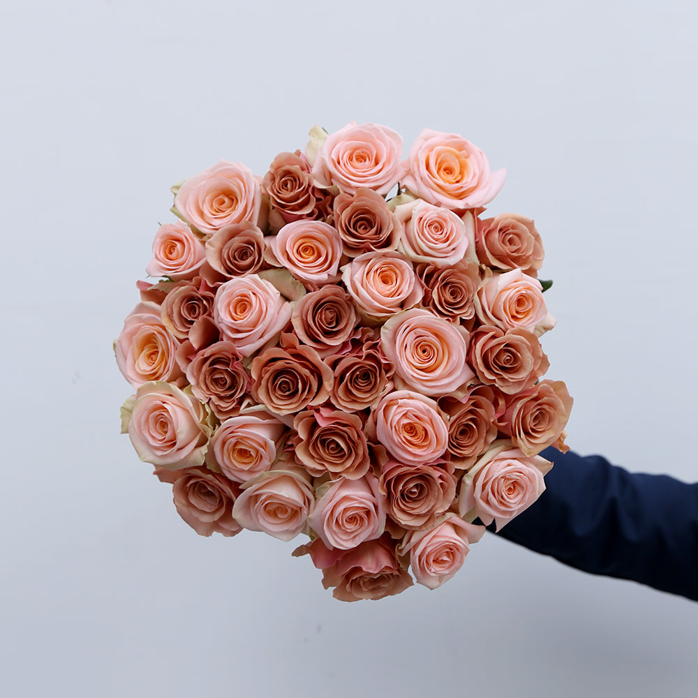 Brown Roses Bouquet | Roses Delivery - Rosaholics