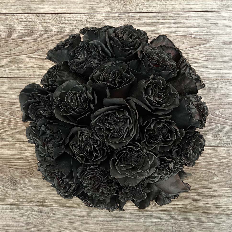 How To Make Black Roses