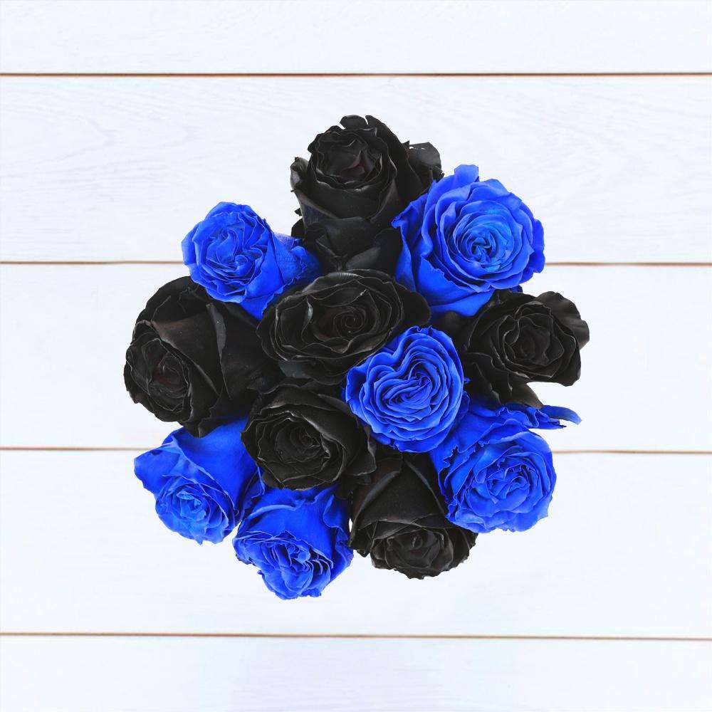 Black & Blue Roses 