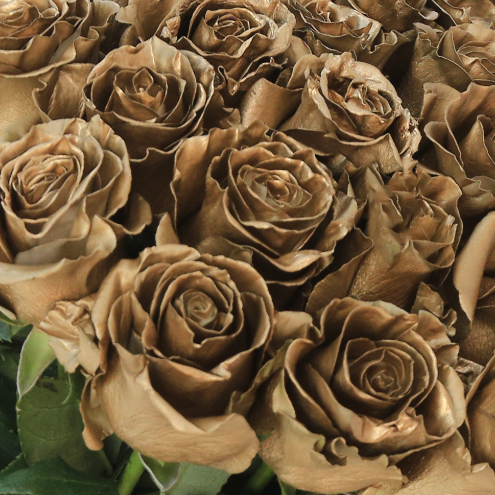 Gold Rose Bouquet | Luxury Gold Roses Delivery – Rosaholics