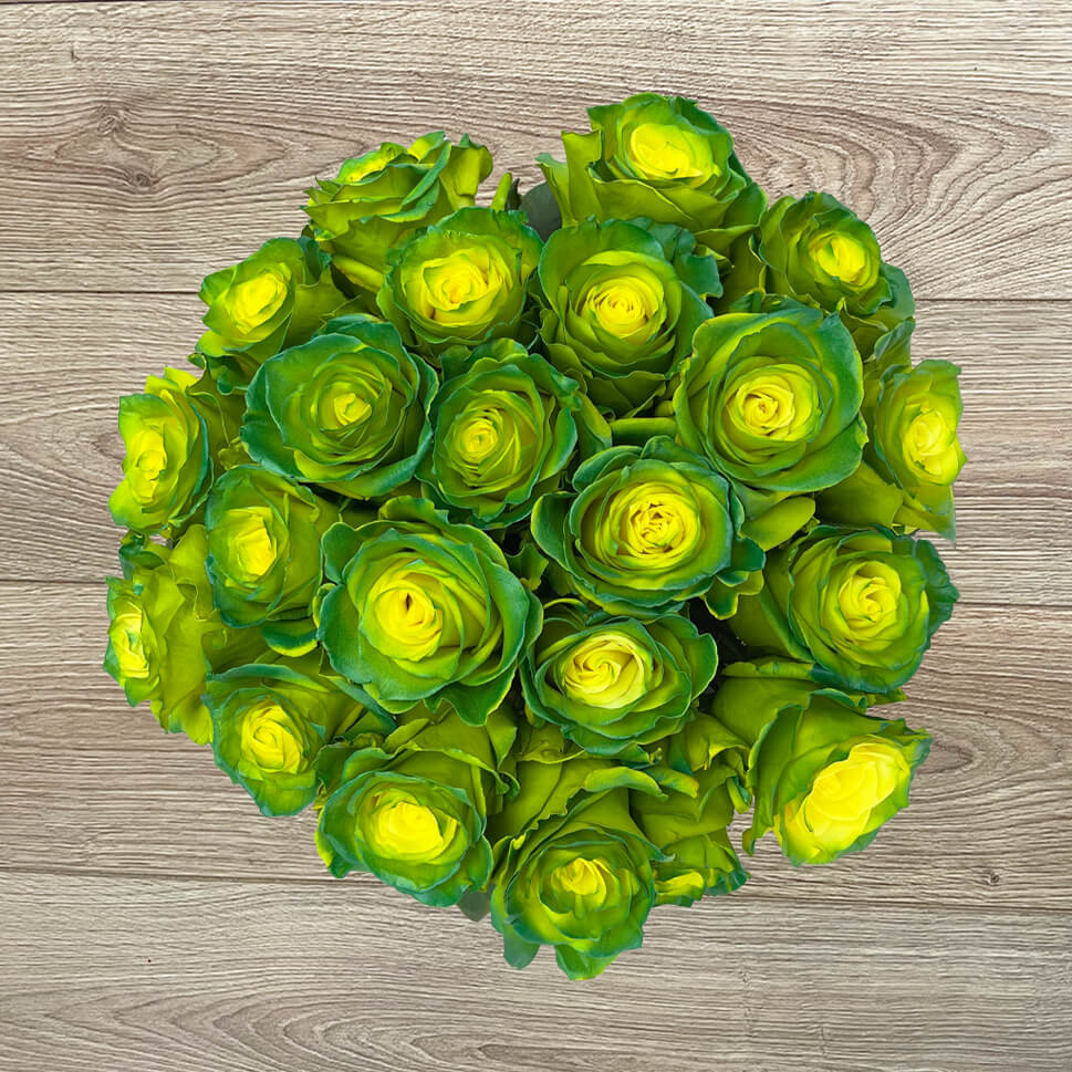 Green Roses - Grinch Rose Bouquet by Rosaholics