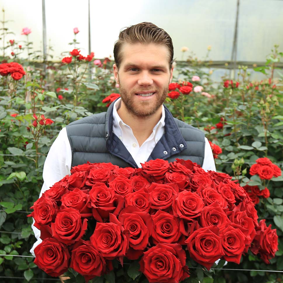 red roses - Red Explosion bouquet