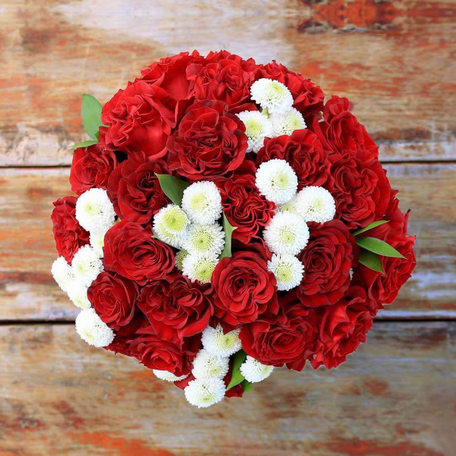 Love is a Place Flower Bouquet - Rosaholics