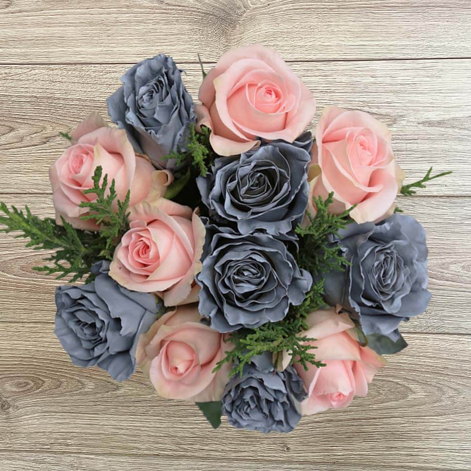 Grey Rose Flower