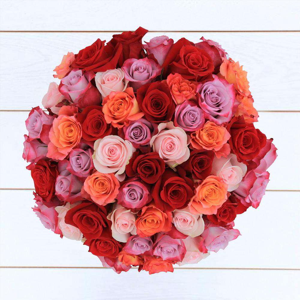 Romantic Rose Bouquet 48st - Rosaholics