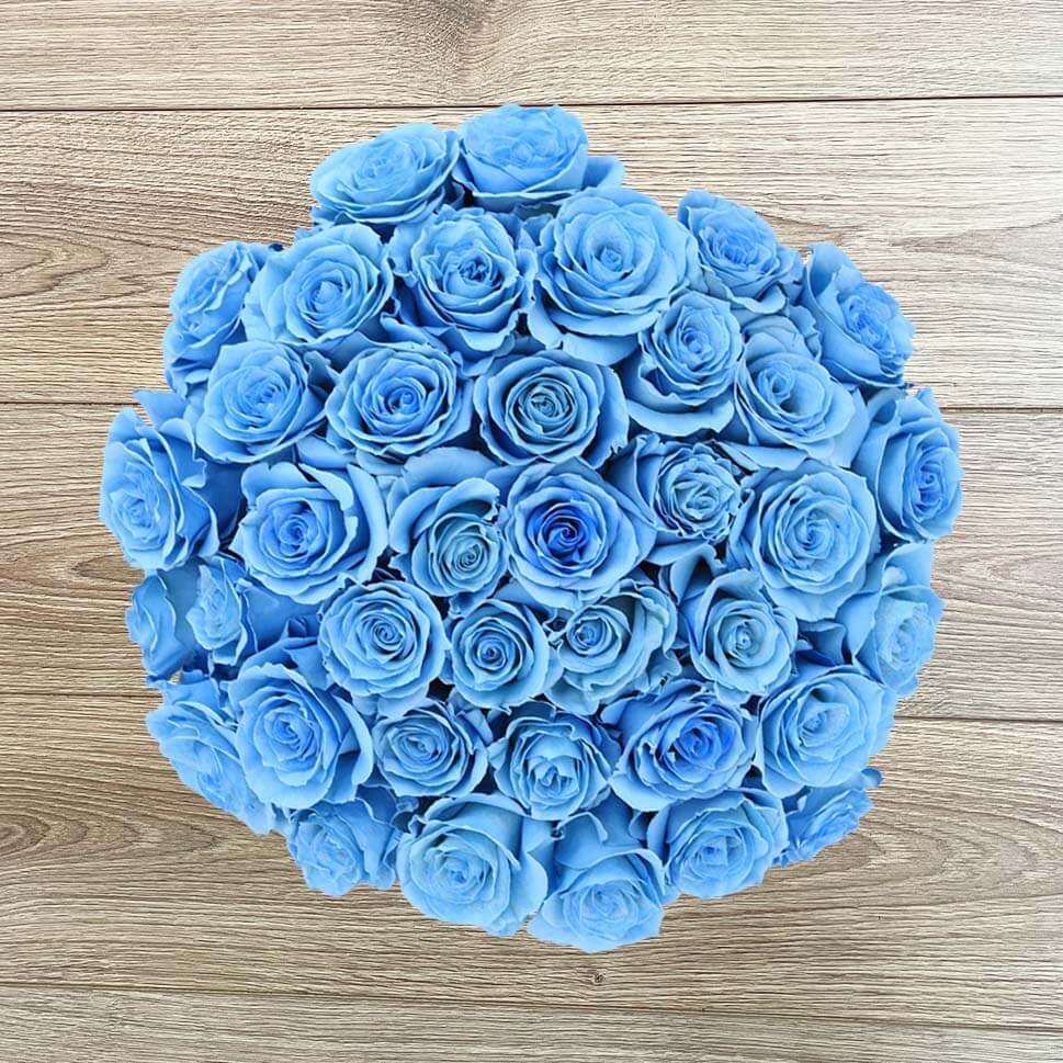 Sky Blue Roses - Serendipity Bouquet by Rosaholics